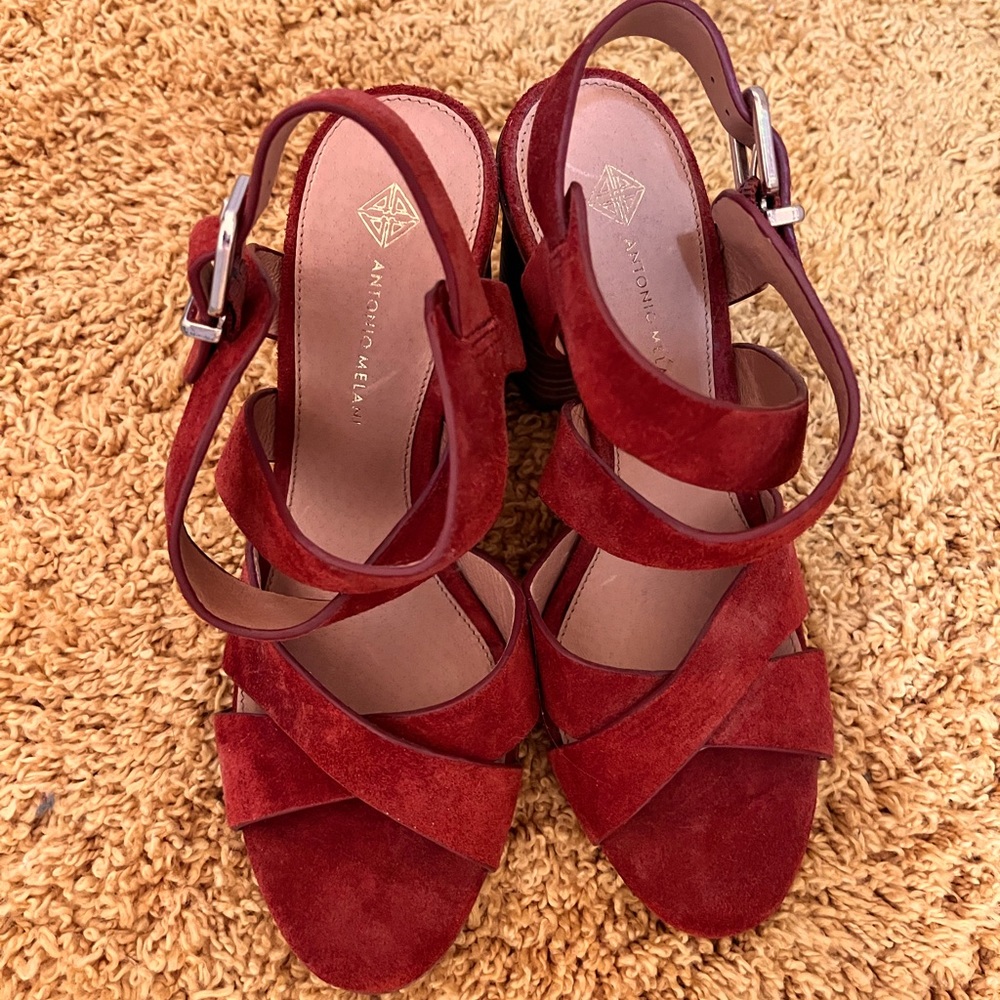 Antonio Meloni new suede sandals